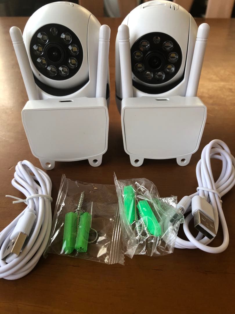 【4個セット】防犯カメラ 見守りカメラ ペットカメラ 監視カメラ 屋内カメラ