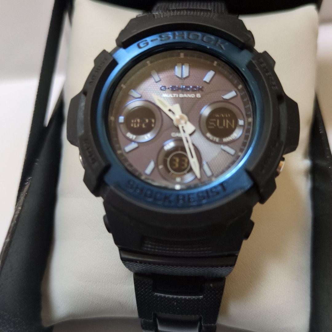 美品 CASIO G-SHOCK AWG-M100BC-2AJF 電波ソーラー