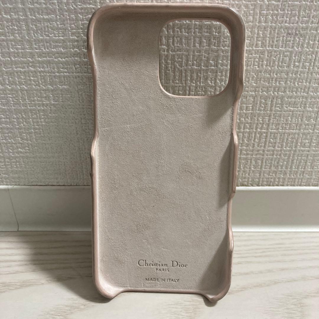 美品✨ Dior　LADY DIOR　iPhone16promaxケース　ピンク