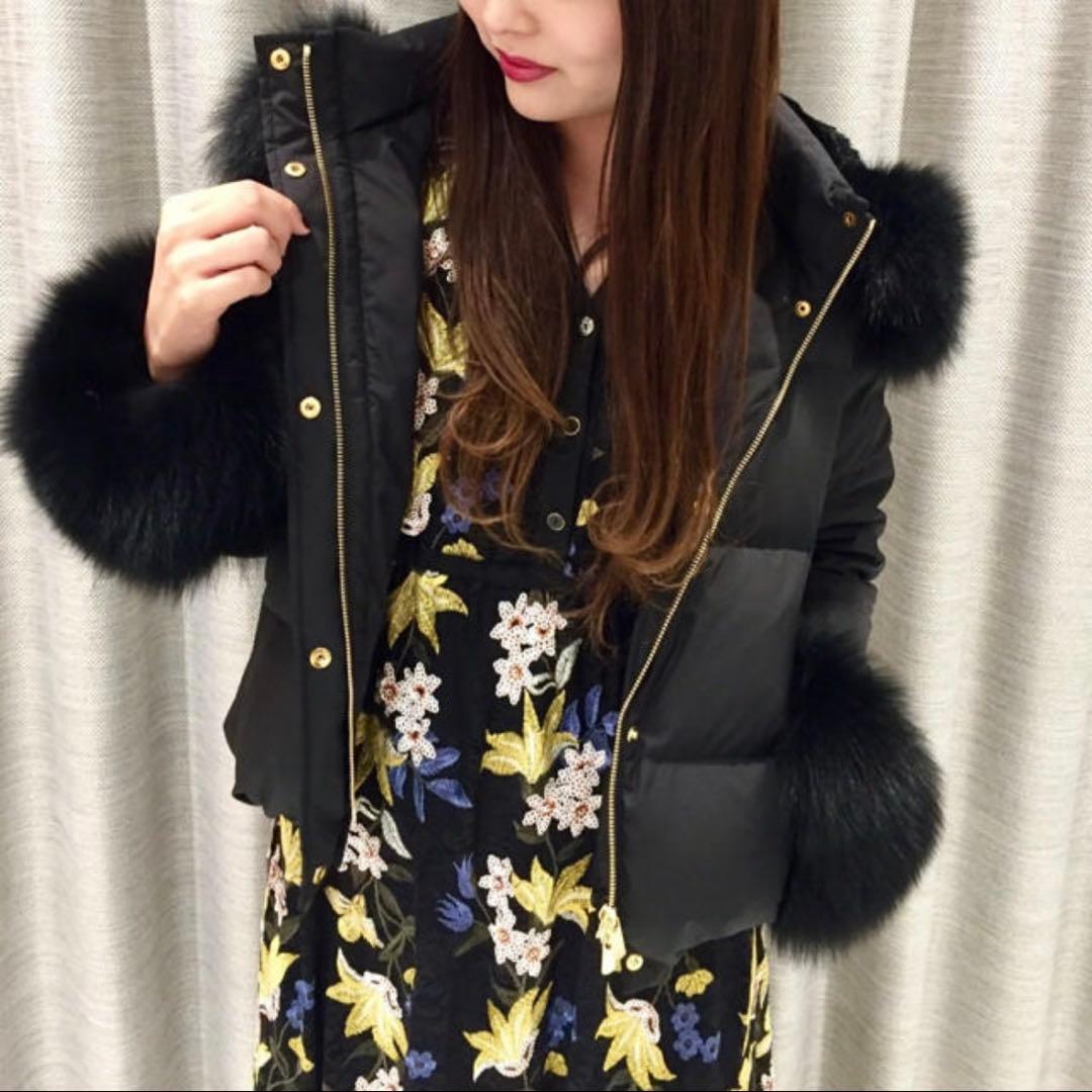 美品✨GRACE CONTINENTAL ファー付ショートダウンジャケット