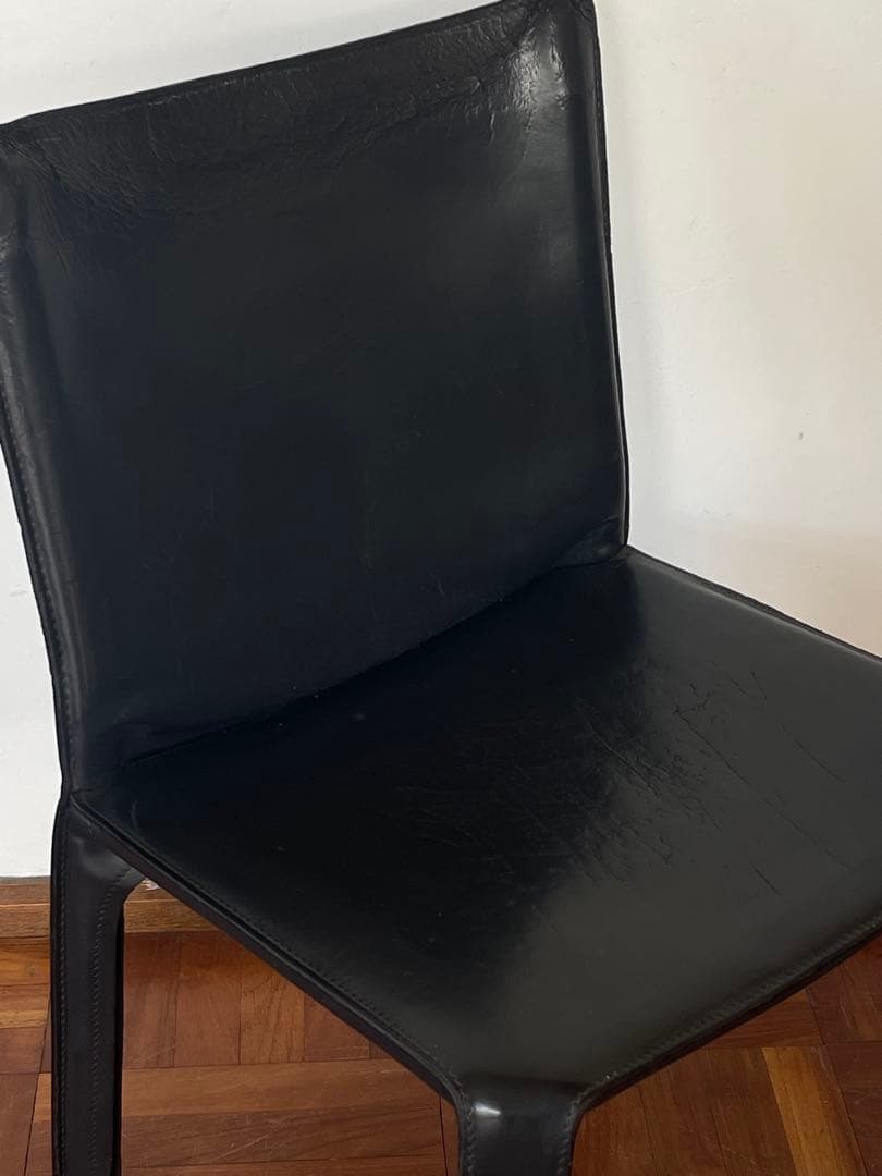 Cassina マリオ・ベリーニ CAB 412 チェア ブラック