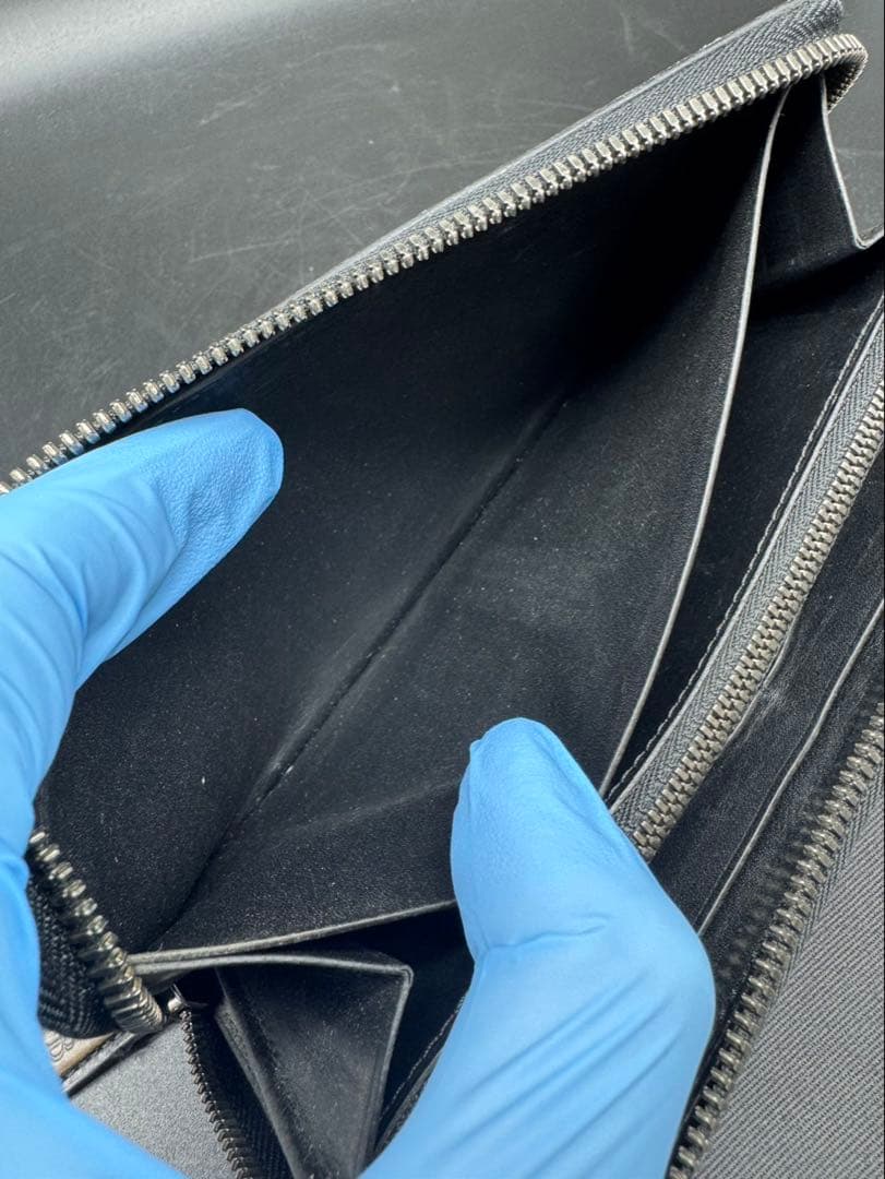 ベルルッティ　Berluti ブラックレザー長財布