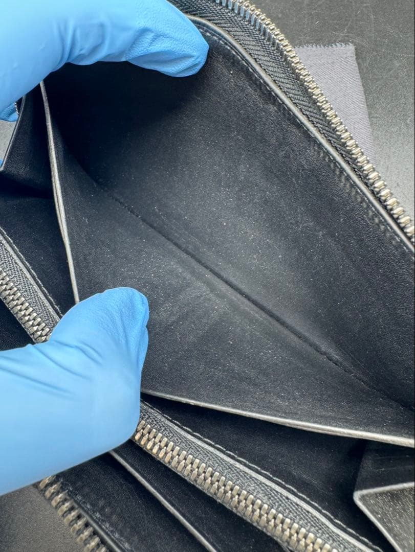 ベルルッティ　Berluti ブラックレザー長財布