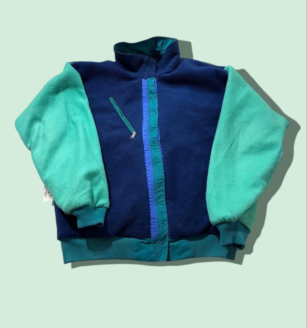 L 90s patagonia USA製　シェルドシンチラ　ターコイズ