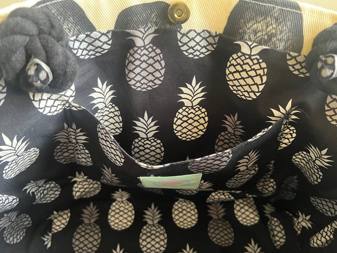 Mocolima Hawaii モコリマハワイ ブラックパイントートバッグ