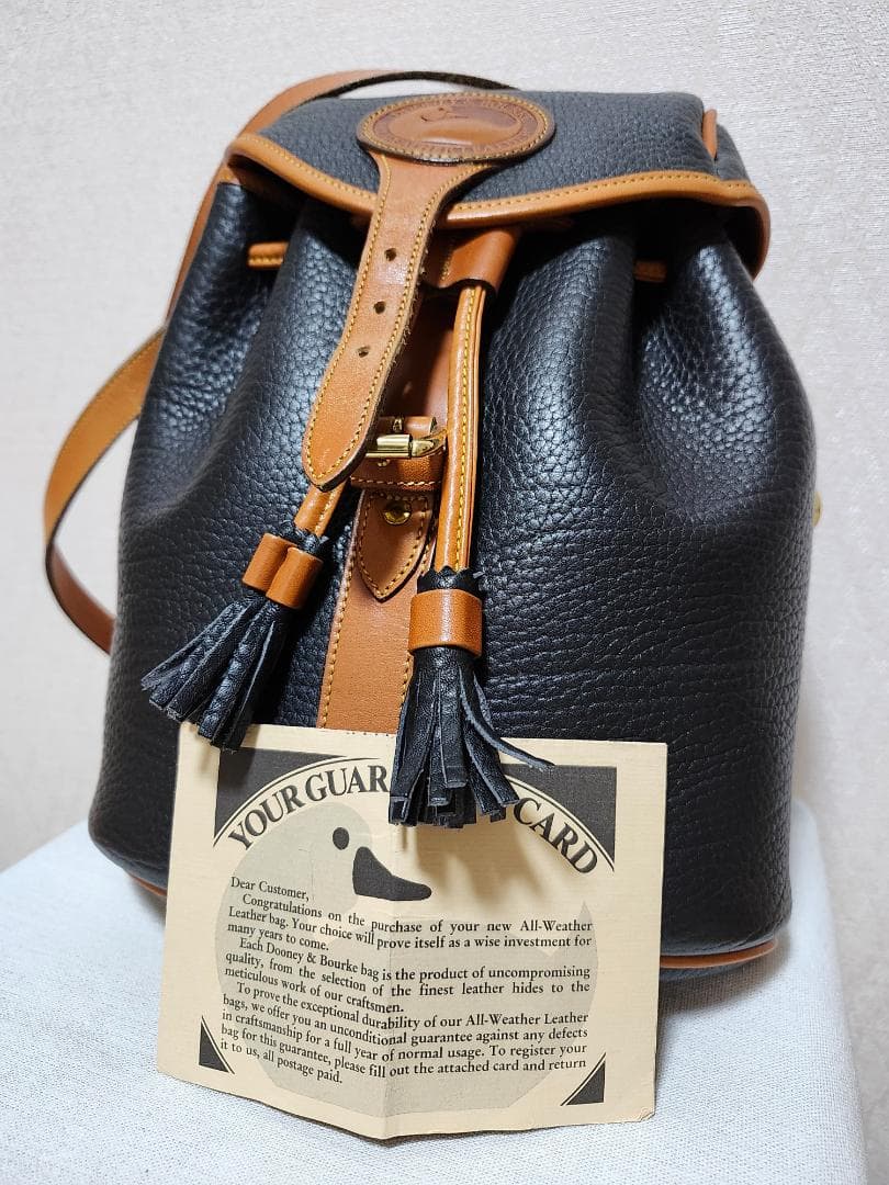 【美品】DOONEY&BOURKE本革リュック（ Made in U.S.A）