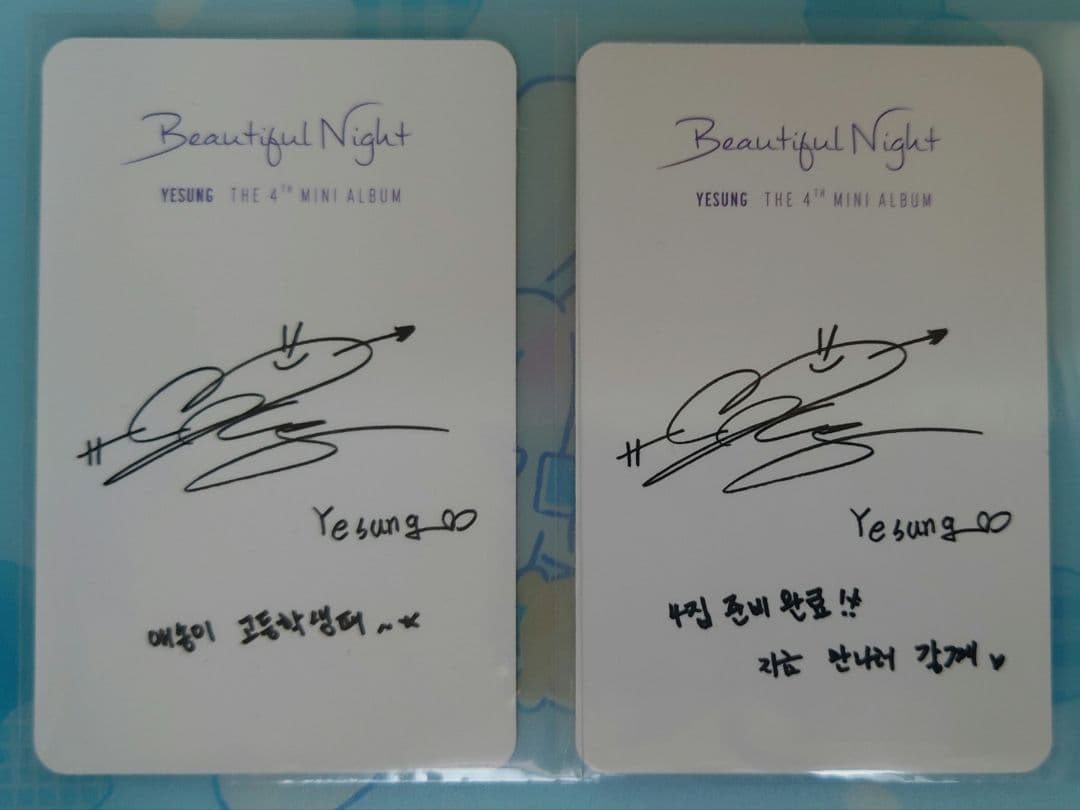 か*り様 イェソン Beautiful Night LP ver レコード トレ