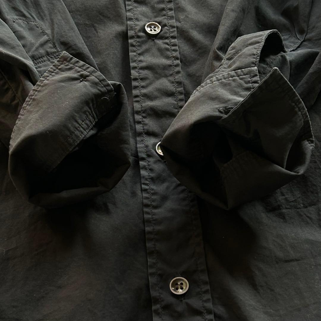 Maison Margiela 10 マルジェラ4ステッチ 黒シャツ 40