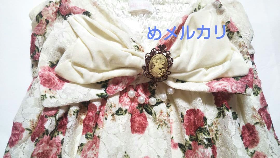 LIZ LISA リズリサ10周年 花柄 ビッグリボン キャミソール チュニック