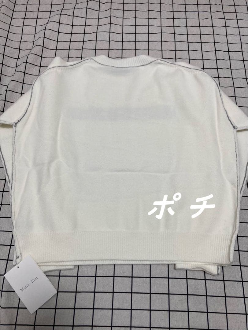 Matin Kim ホワイト セーター