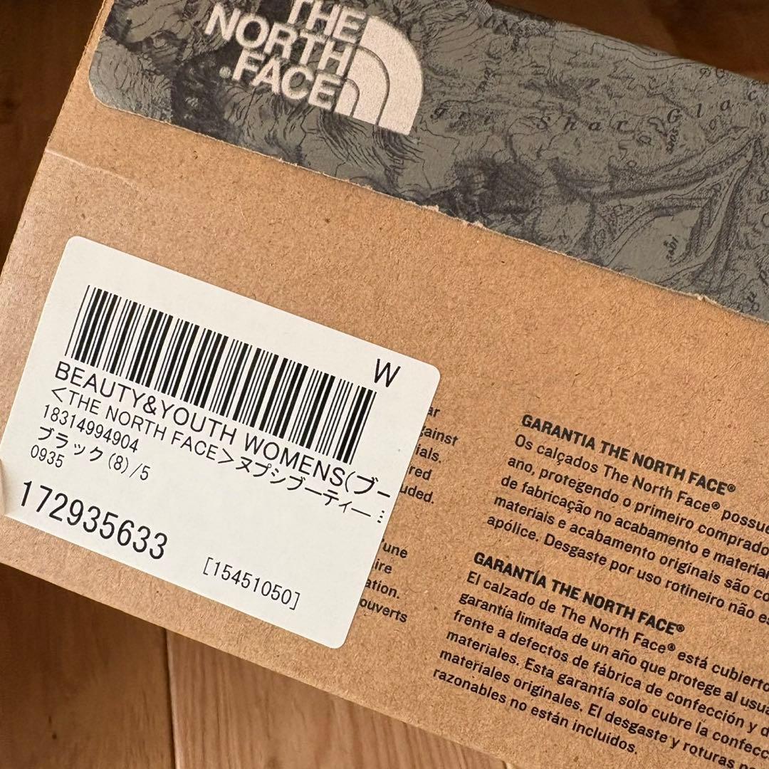 ノースフェイス　ヌプシ　ブーツ　23.0 ブラック