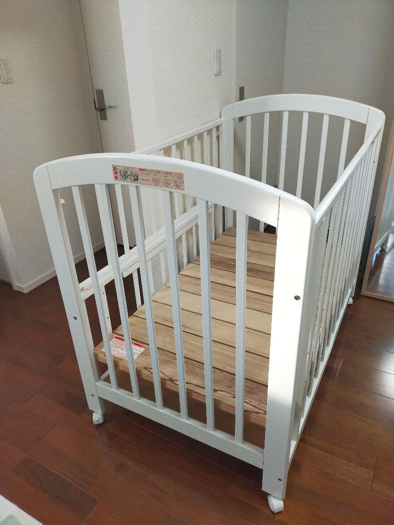 KATOJIホワイトベビーベッド