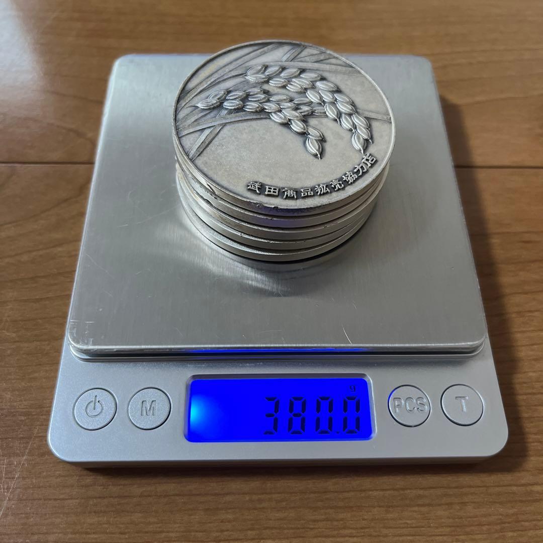 武田薬品 純銀メダル 5枚セット 純銀 ホールマーク