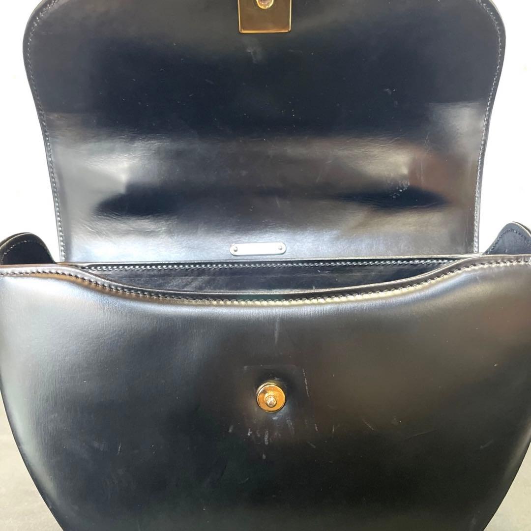 j*n様 WAKO ワコウ 銀座和光 カーフレザー ゴールド金具 ブラック ハン