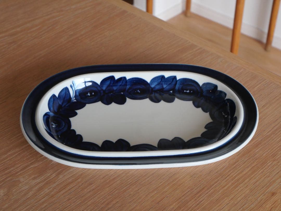 アラビア　アネモネ　オーバル　プレート　大皿