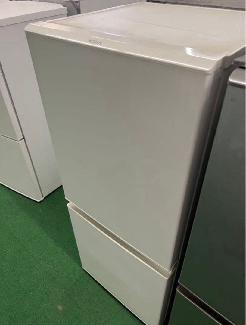 2019年製 126L AQUA 2ドア冷蔵庫 AQR-E13J (W)