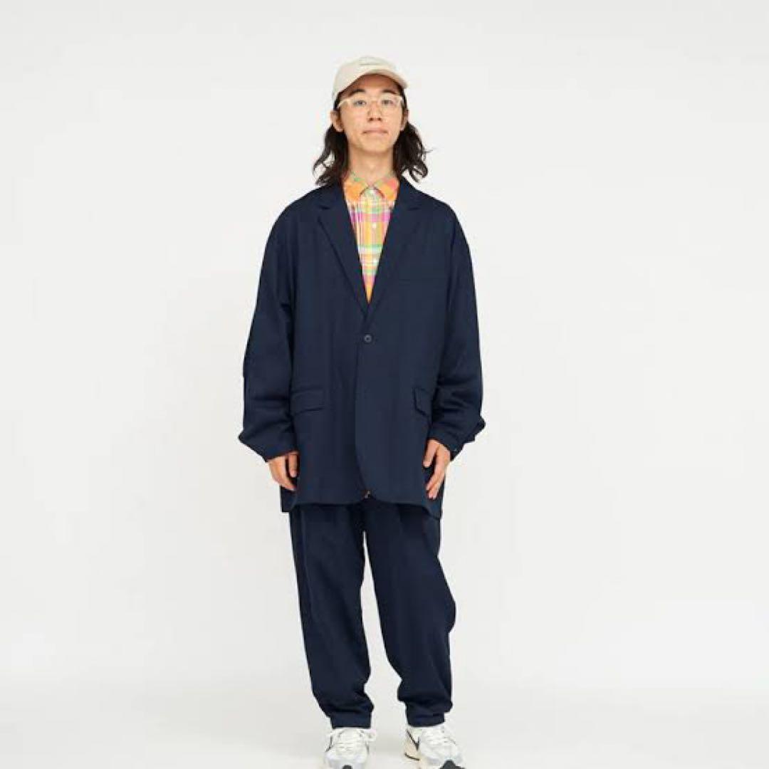 フレッシュサービス　コーポレートチノ　セットアップ　ネイビー