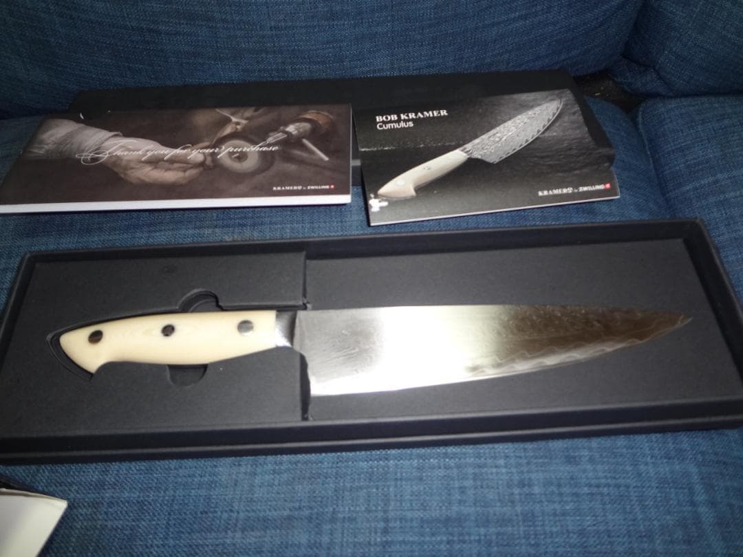 希少終売　　ボブクレーマー　三徳包丁　２０ｃｍ　キュミュラス USED