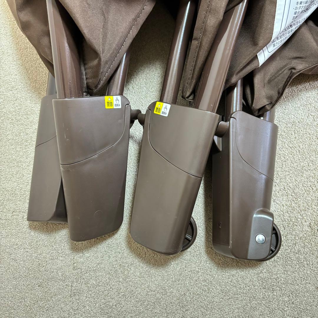 【美品・付属品完備】アップリカ ココネルエアープラス　チョコレート　ブラウン