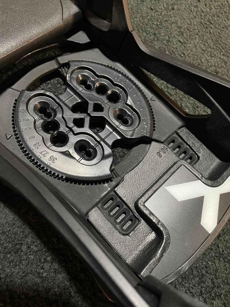 FLUX Step On MEN’S Mサイズ ステップオンビンディング　黒&白