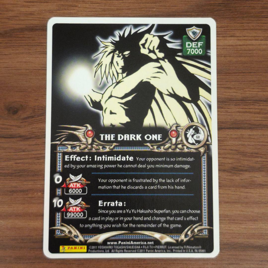 幽遊白書TCG PANINI アメリカ限定 プロモカード