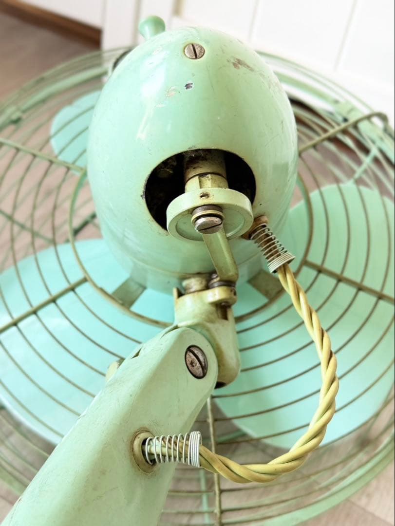 MITSUBISHI 三菱扇風機　３枚羽　動作確認済　ビンテージ　DM-12HC