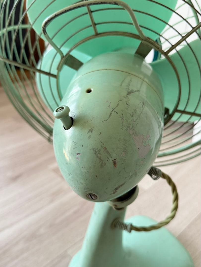 MITSUBISHI 三菱扇風機　３枚羽　動作確認済　ビンテージ　DM-12HC