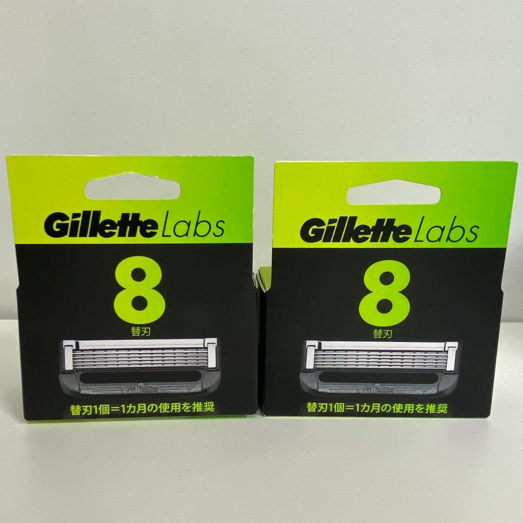 Gillette Labs ジレットラボ 角質除去バー搭載 替え刃 8個入×2