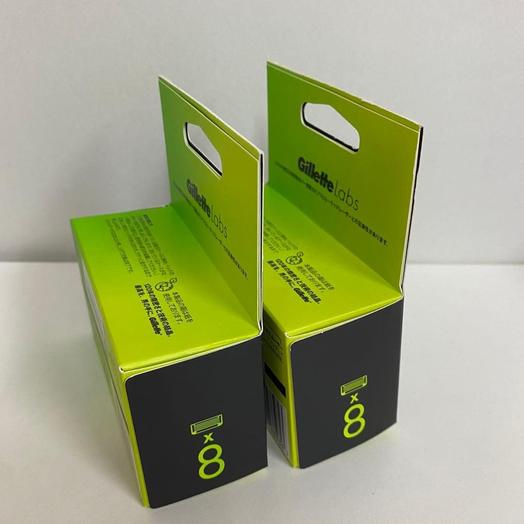 Gillette Labs ジレットラボ 角質除去バー搭載 替え刃 8個入×2