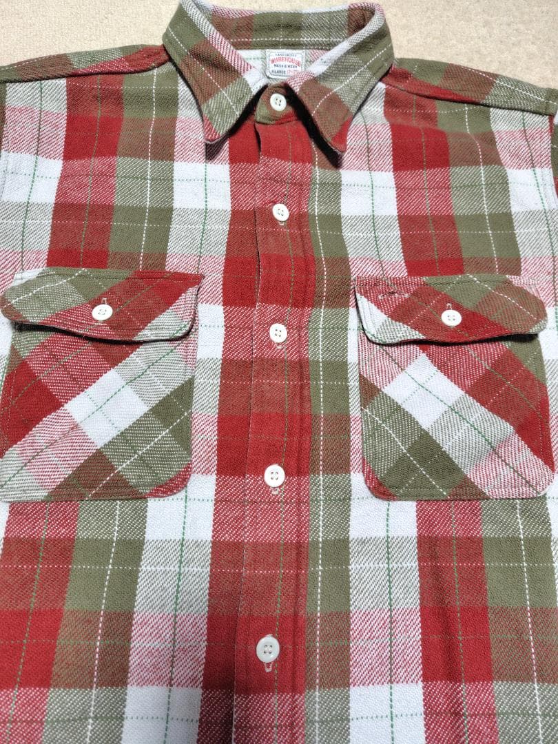 WAREHOUSE ウエアハウス ネルシャツ 42 XL