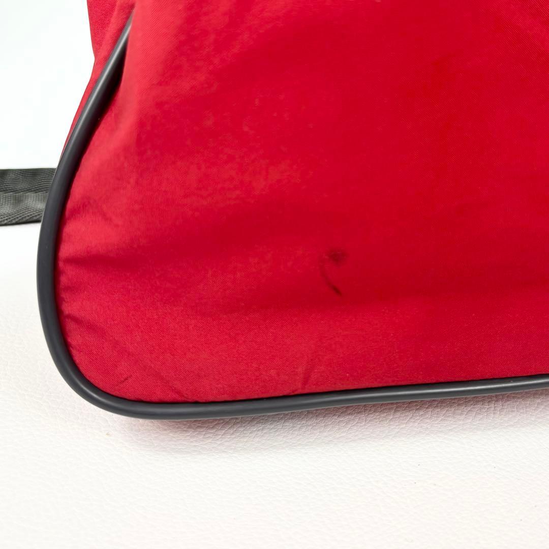 美品✨プラダスポーツ ナイロン 2way ボストンバッグスポーツバッグ 赤