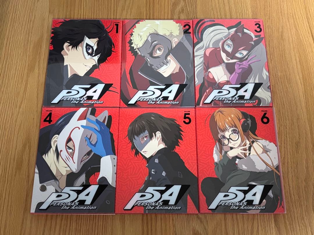 ペルソナ5 DVD BOX 収納BOX 帯　シール付き