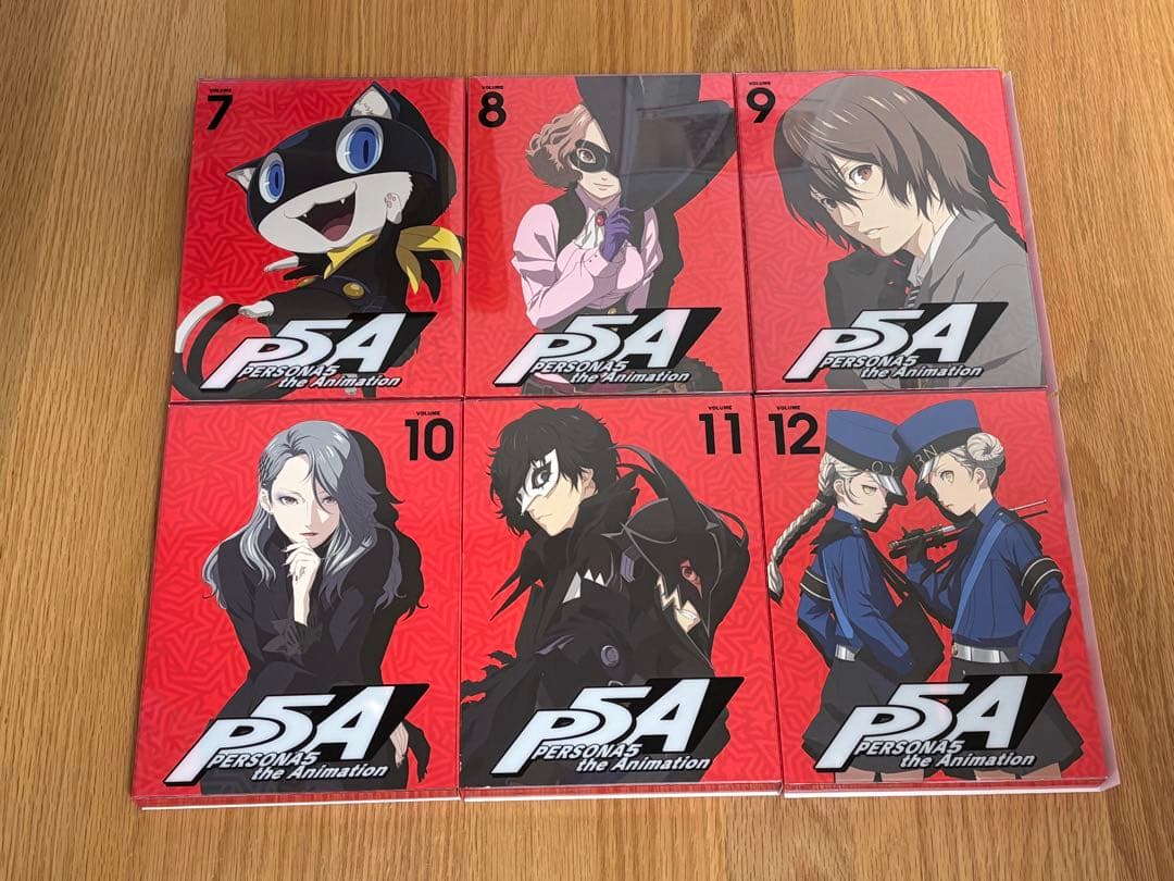 ペルソナ5 DVD BOX 収納BOX 帯　シール付き