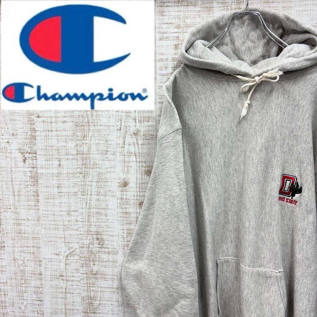 GG132《USA製》チャンピオン　リバースウィーブ　トリコタグOHIO 80S