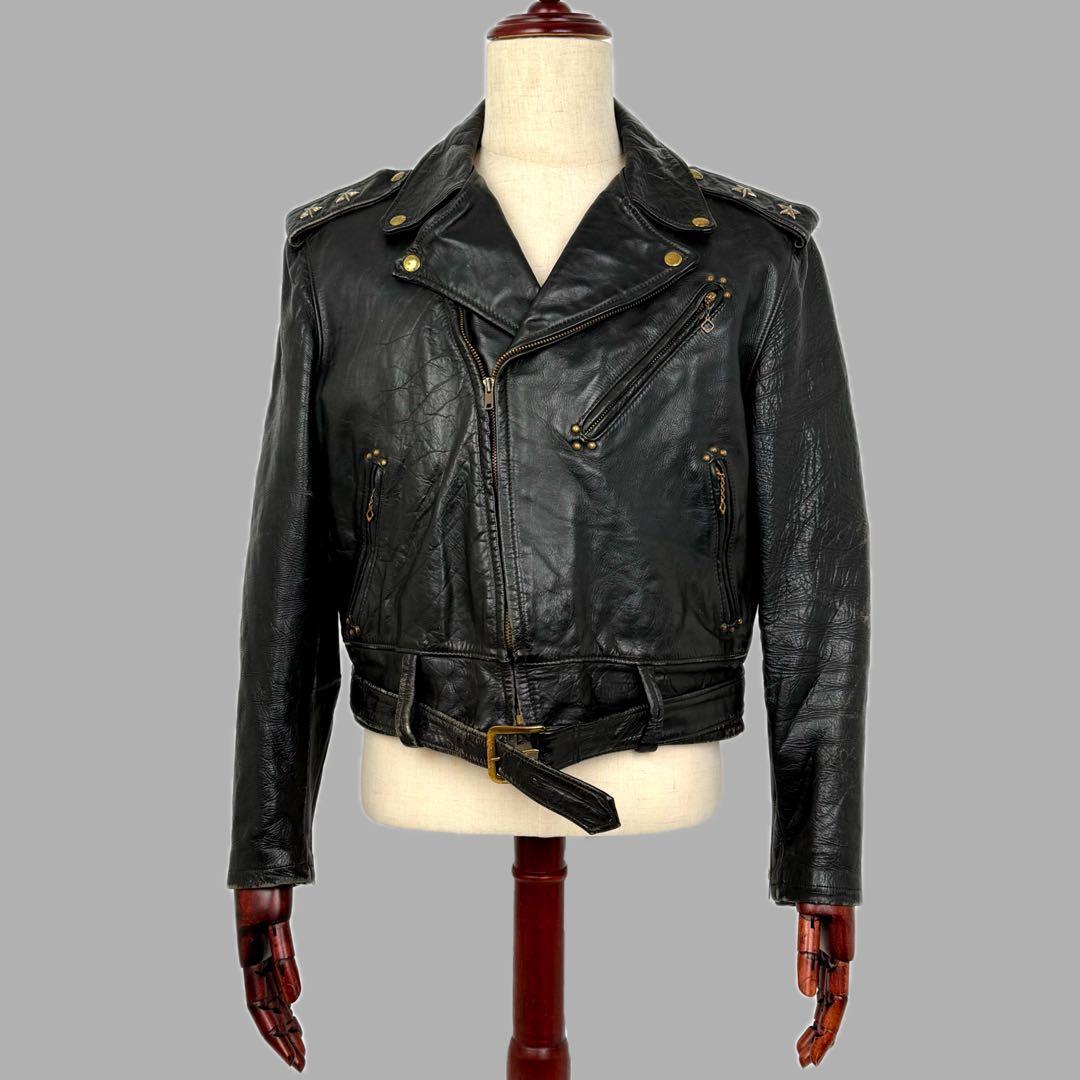 希少 CALIFORNIAN 50s 2スター レザーライダースジャケット 42