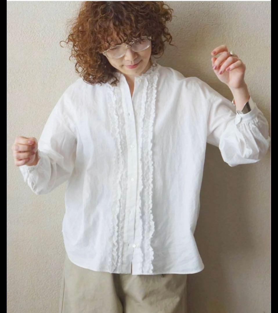 journal standard luxe CLワッシャーフリルブラウス