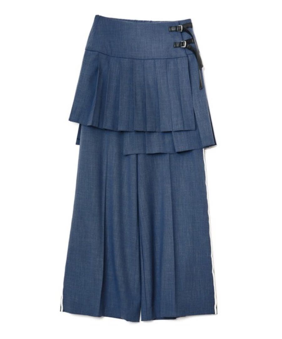 モ*ン様 AULA AILA プリーツスカートレイヤードパンツ