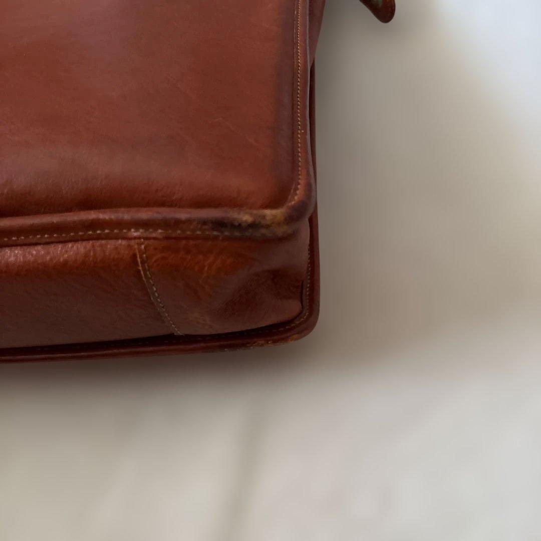 レア✨IL BISONTE イルビゾンテ　ビジネスバッグ 本革 ブラウン