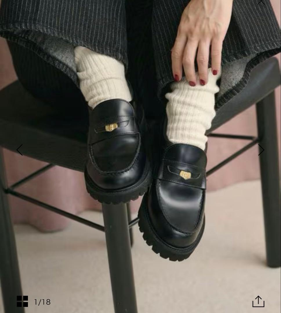 【新品未使用】（別注） <CAMINANDO>レザー ローファー