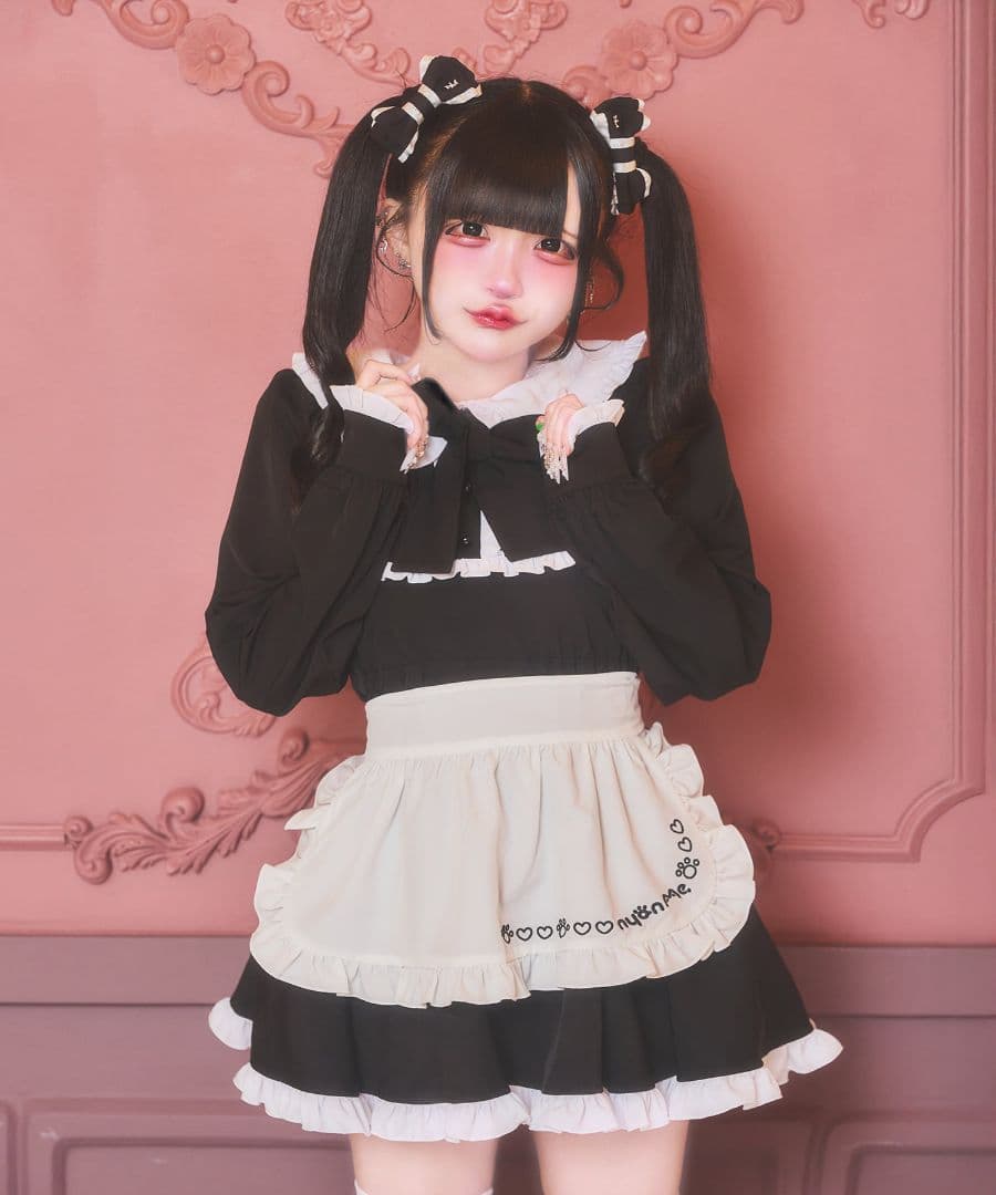 めいどにゃんぴーす♡ (ブラック) なゃんみー nyanme