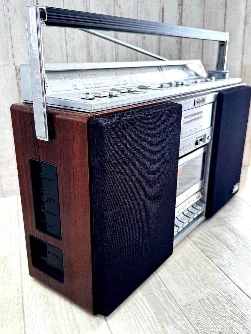 動作品SONY ZILBAP ラジカセCFS-V8 レトロラジオレアカバーレトロ