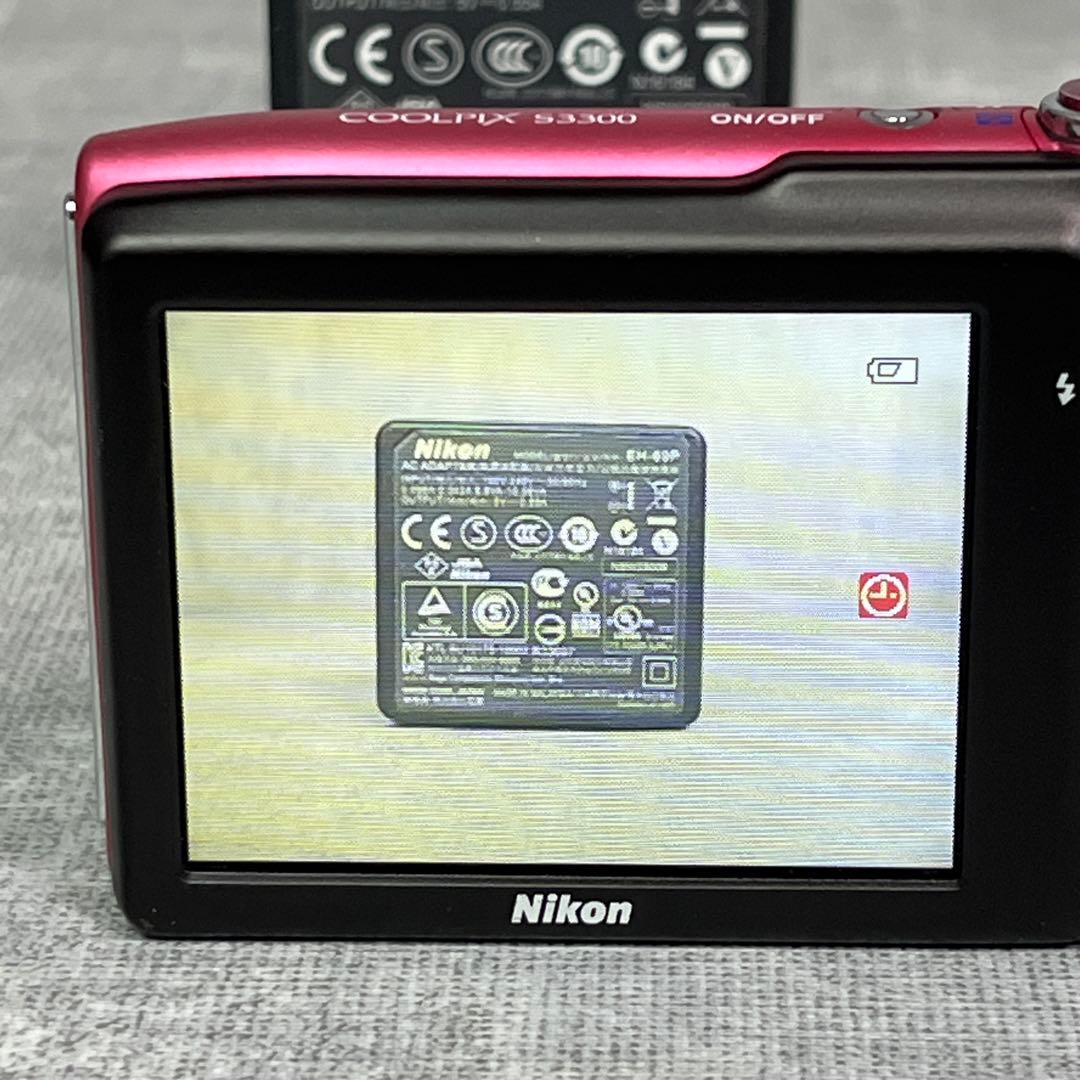 Nikon COOLPIX S3300 PK ストロベリーピンク デジカメ