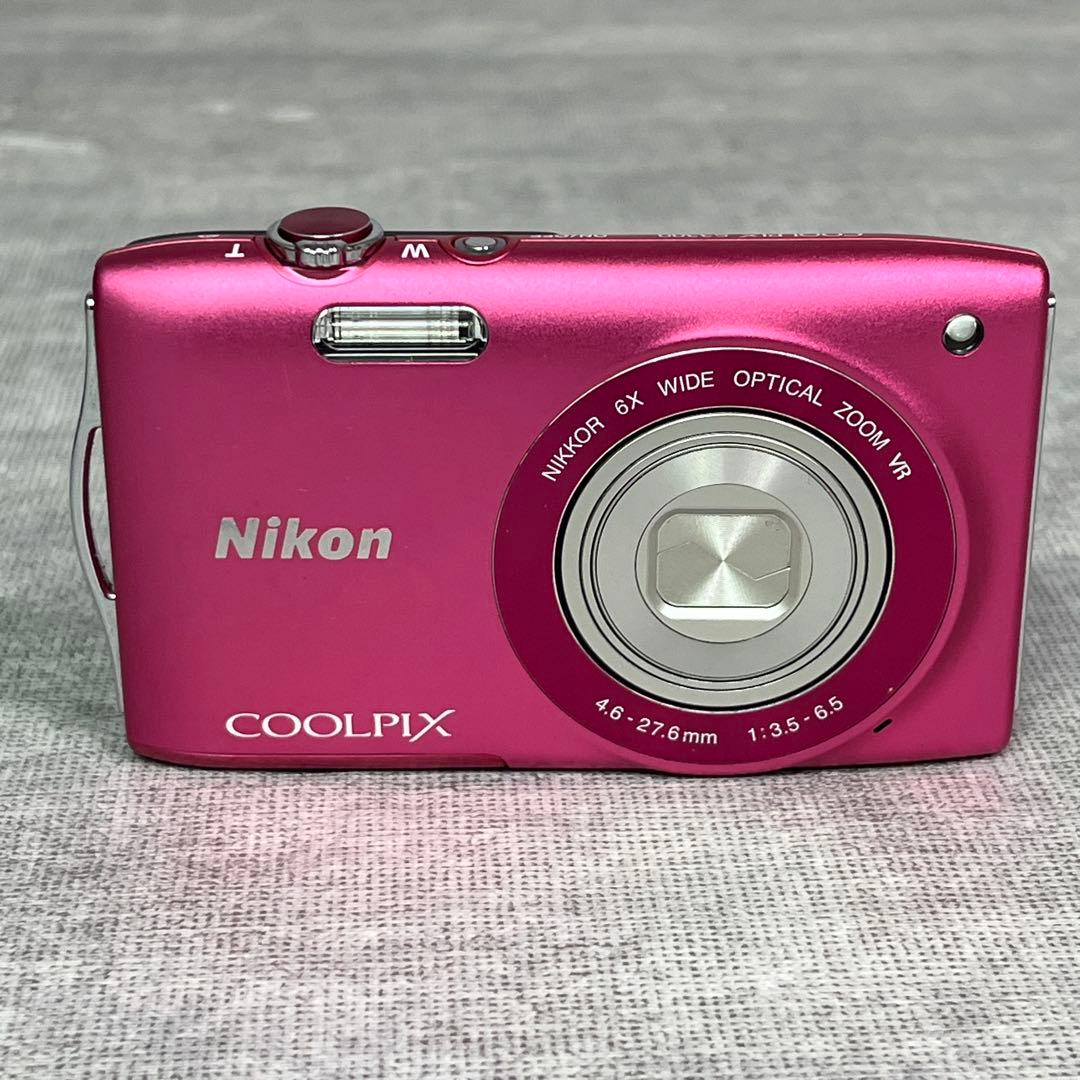 Nikon COOLPIX S3300 PK ストロベリーピンク デジカメ
