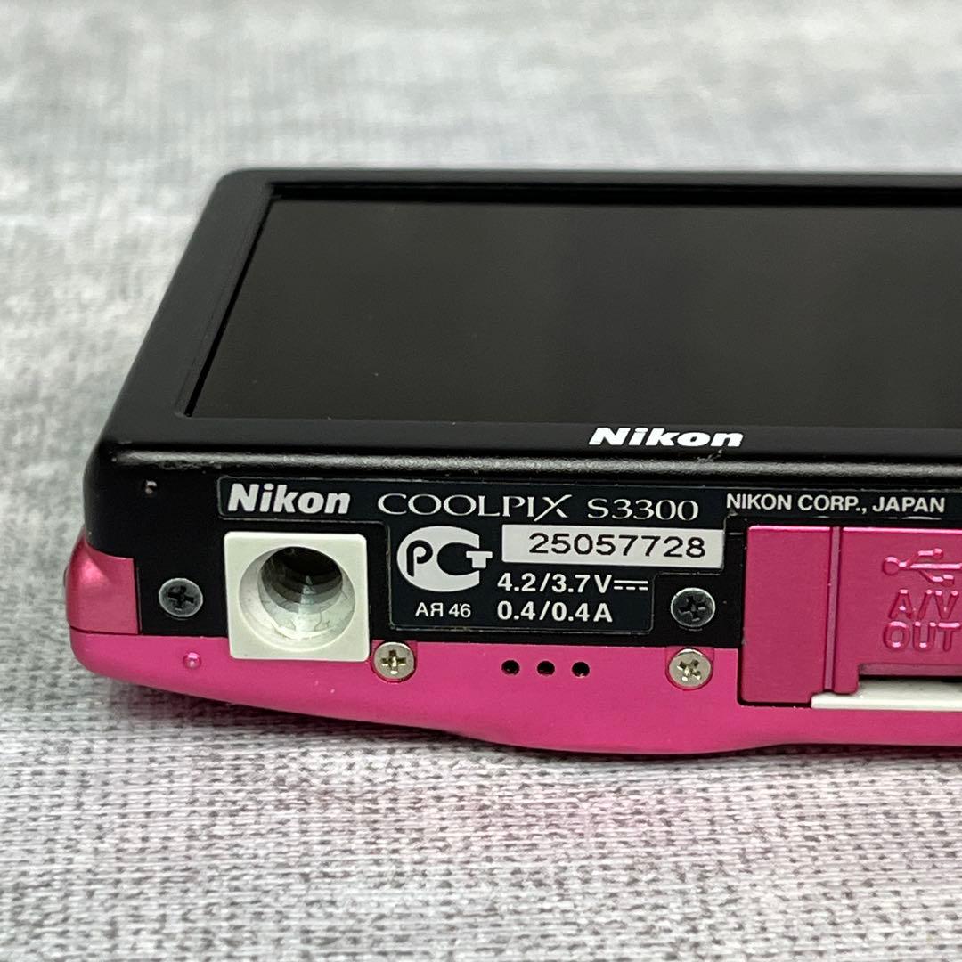 Nikon COOLPIX S3300 PK ストロベリーピンク デジカメ