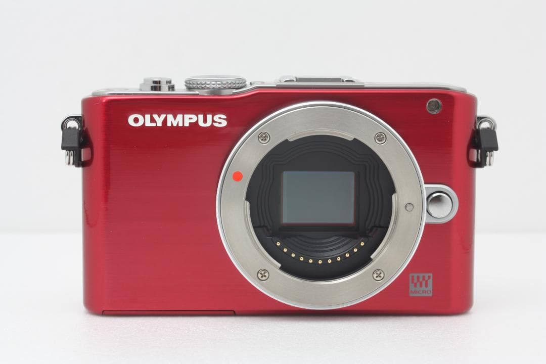 オリンパス OLYMPUS PEN E-PL3 ボディ レッド #350c