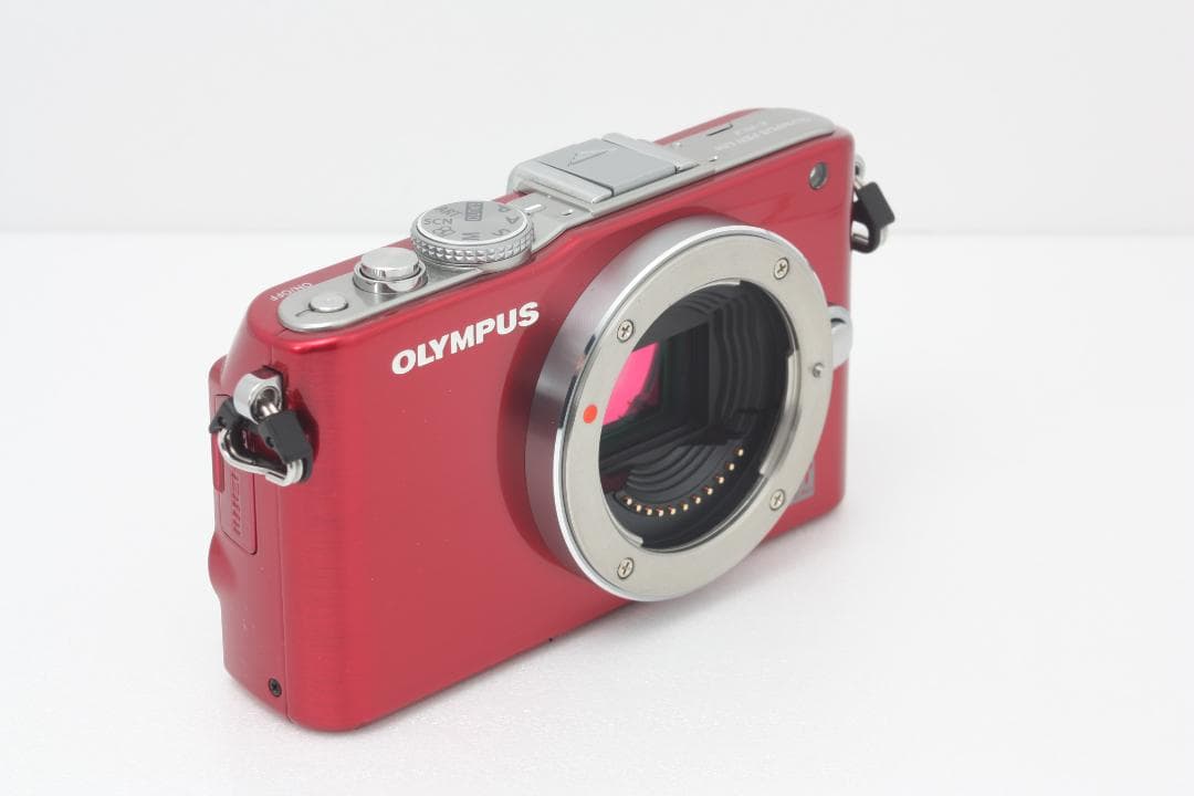 オリンパス OLYMPUS PEN E-PL3 ボディ レッド #350c