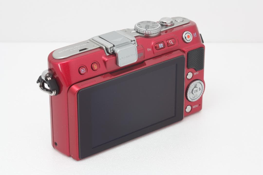 オリンパス OLYMPUS PEN E-PL3 ボディ レッド #350c
