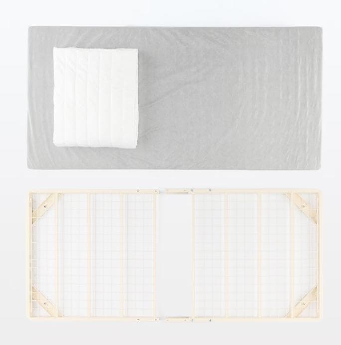 【お値下げ中❗️】無印良品　脚付マットレスポケットコイルスモール