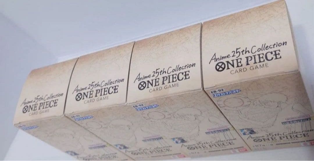 ワンピース カードゲーム アニメ25周年コレクション 4ボックス