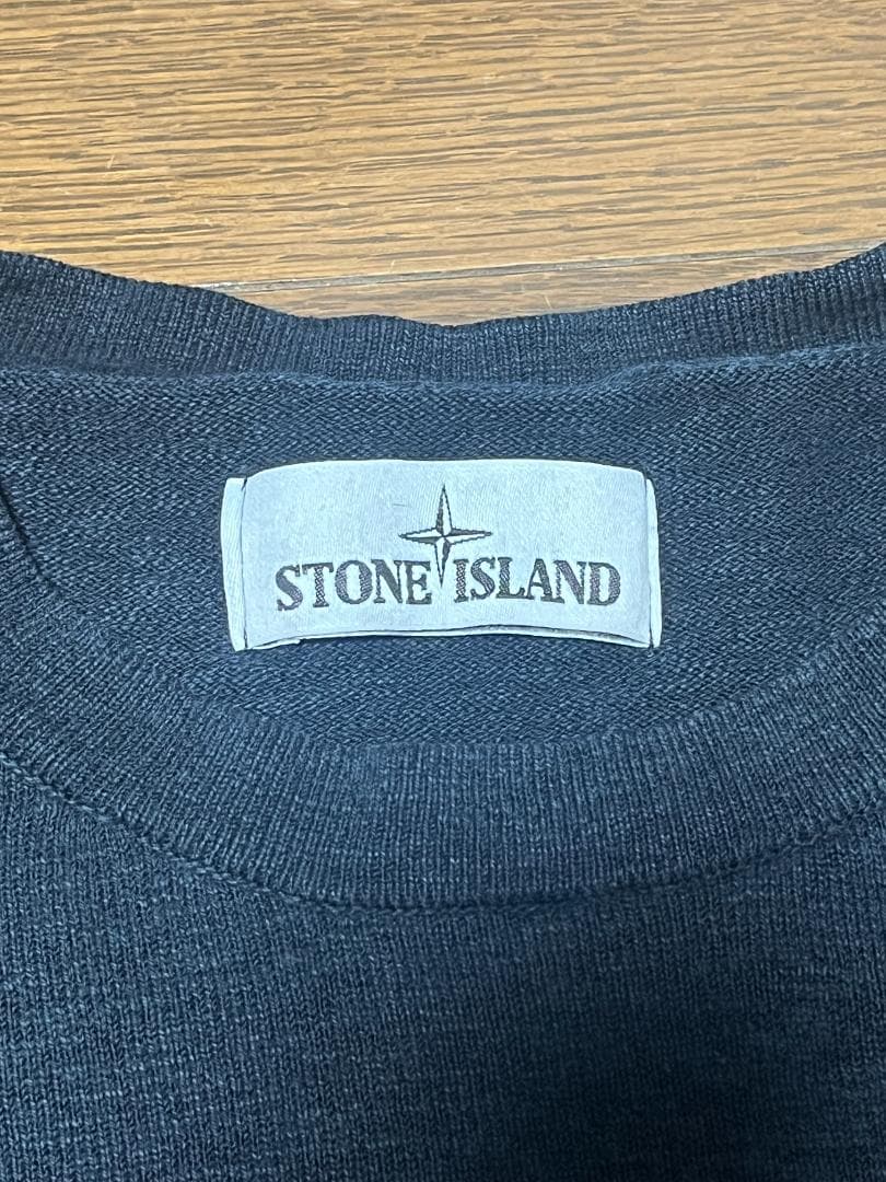 【正規品・XL】STONE  コットンニット ダークネイビー